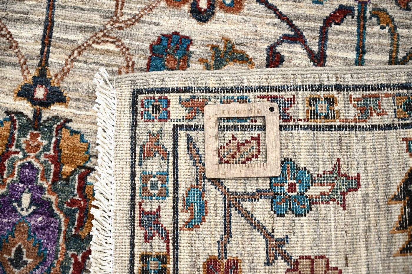 Khorjin Afghan Rug – Ivory Tree of Life