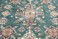 Khorjin Afghan Rug – Emerald Medallion