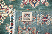 Khorjin Afghan Rug – Emerald Medallion