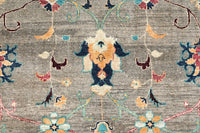 Khorjin Afghan Rug – Sage Flora