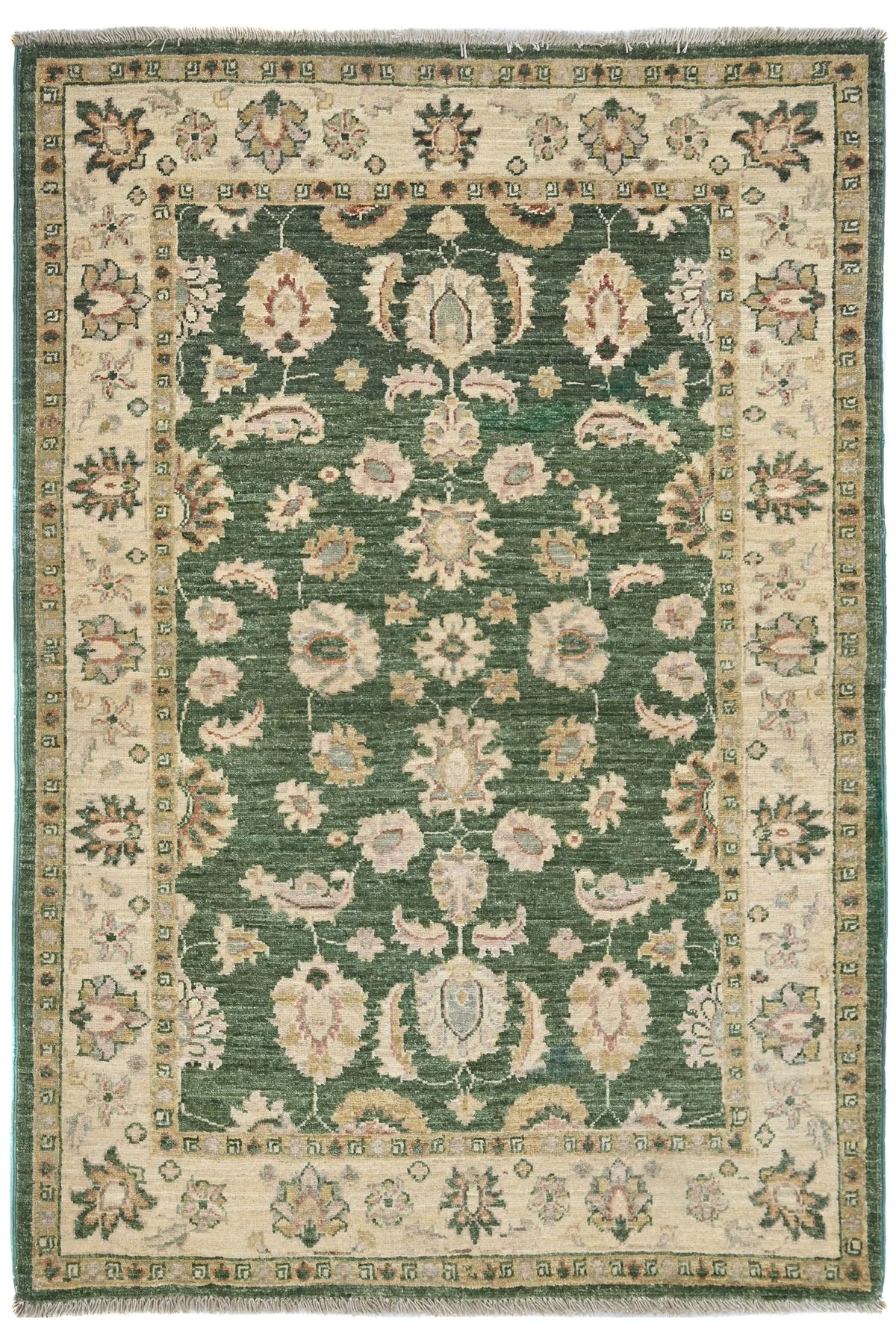 Chobi Afghan Rug – Forest Blossom