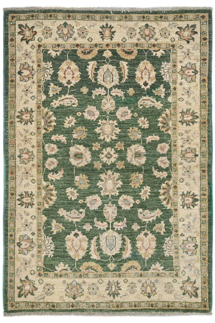 Chobi Afghan Rug – Forest Blossom