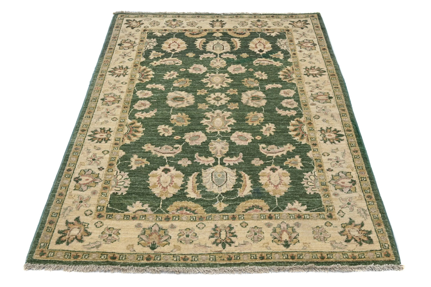 Chobi Afghan Rug – Forest Blossom