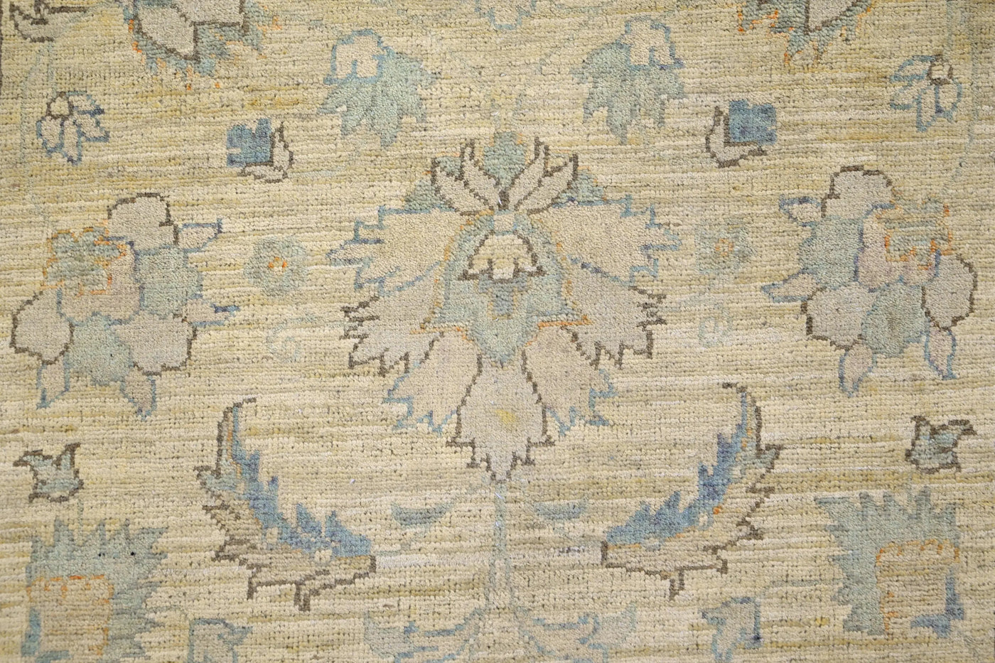 Chobi Afghan Rug – Sandstone Blossom