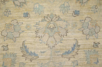 Chobi Afghan Rug – Sandstone Blossom