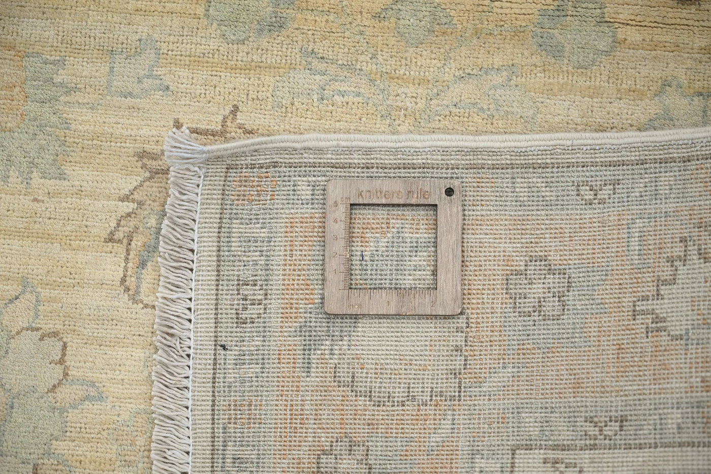 Chobi Afghan Rug – Sandstone Blossom