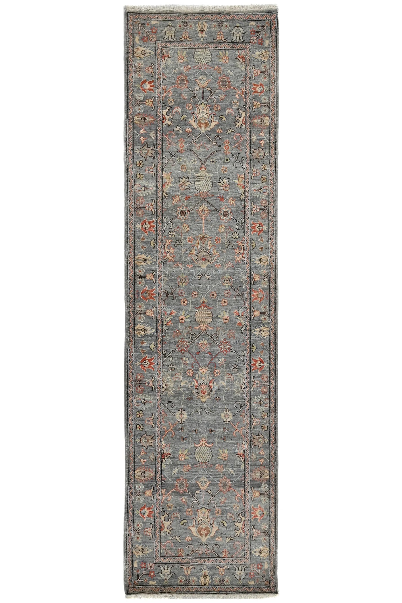 Chobi Afghan Runner – Slate Passage