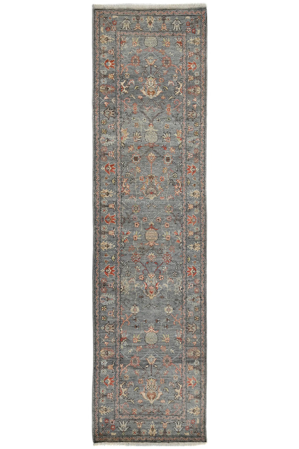 Chobi Afghan Runner – Slate Passage