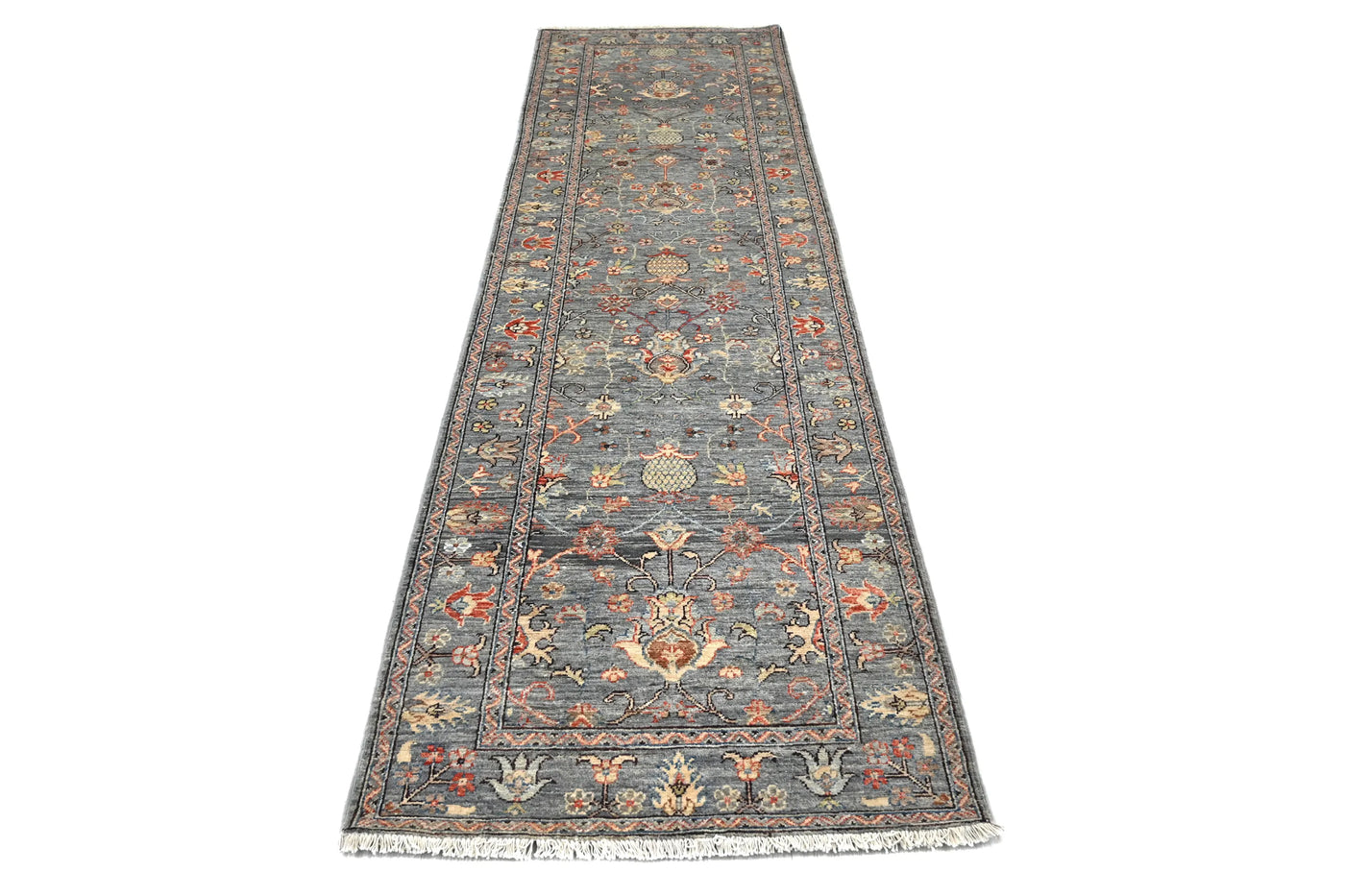 Chobi Afghan Runner – Slate Passage