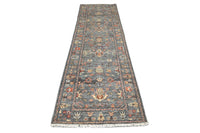 Chobi Afghan Runner – Slate Passage