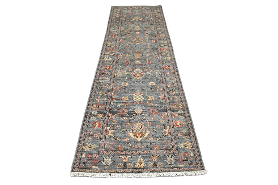 Chobi Afghan Runner – Slate Passage