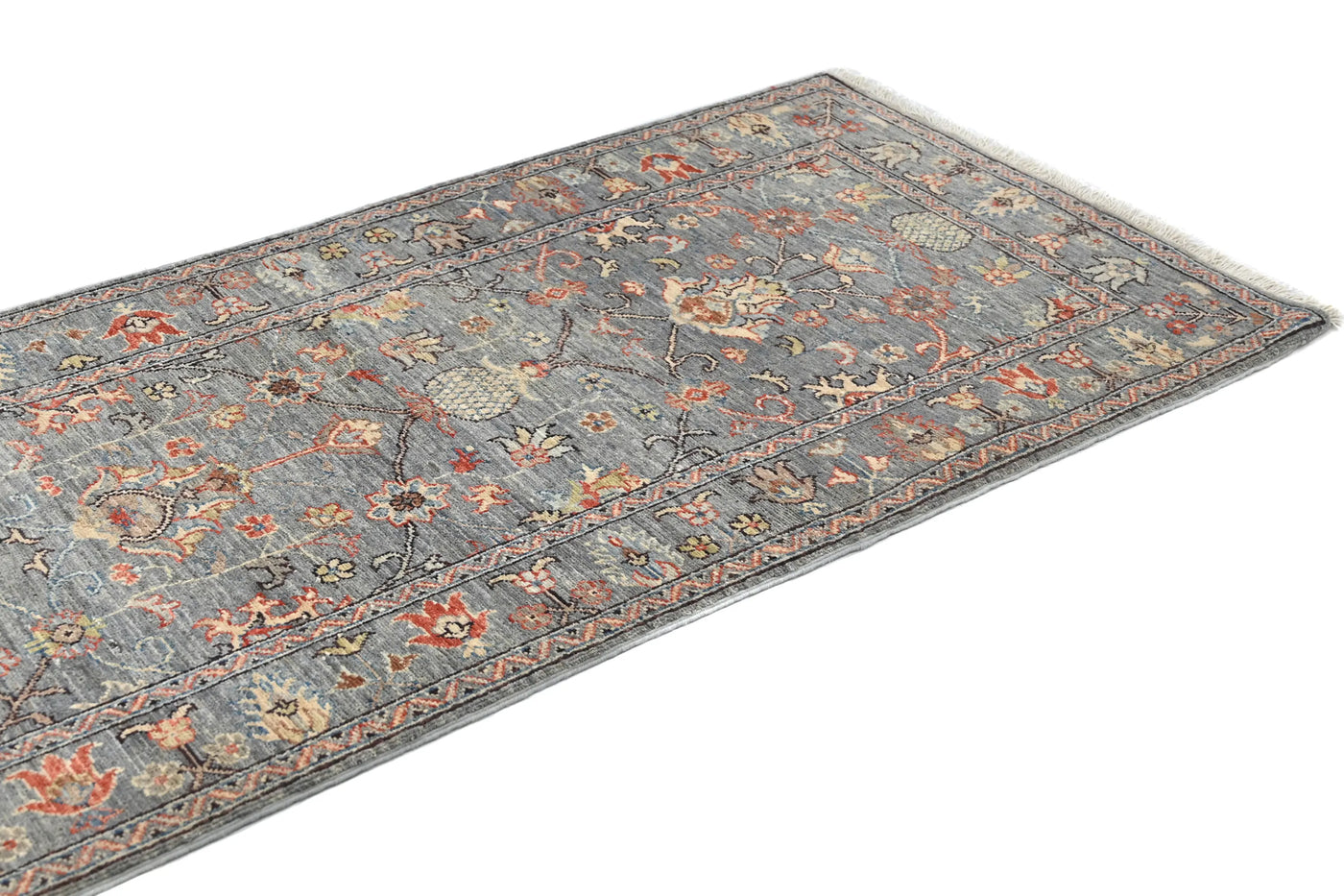 Chobi Afghan Runner – Slate Passage