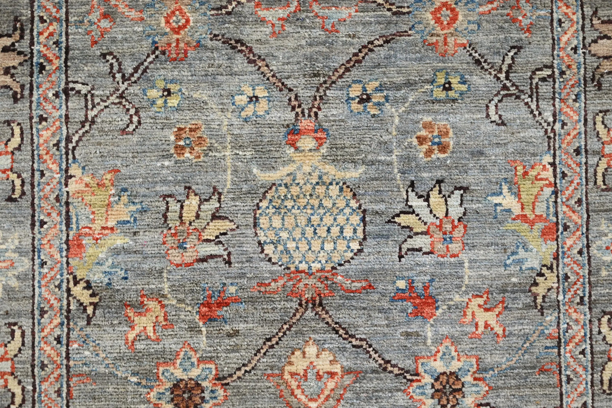 Chobi Afghan Runner – Slate Passage