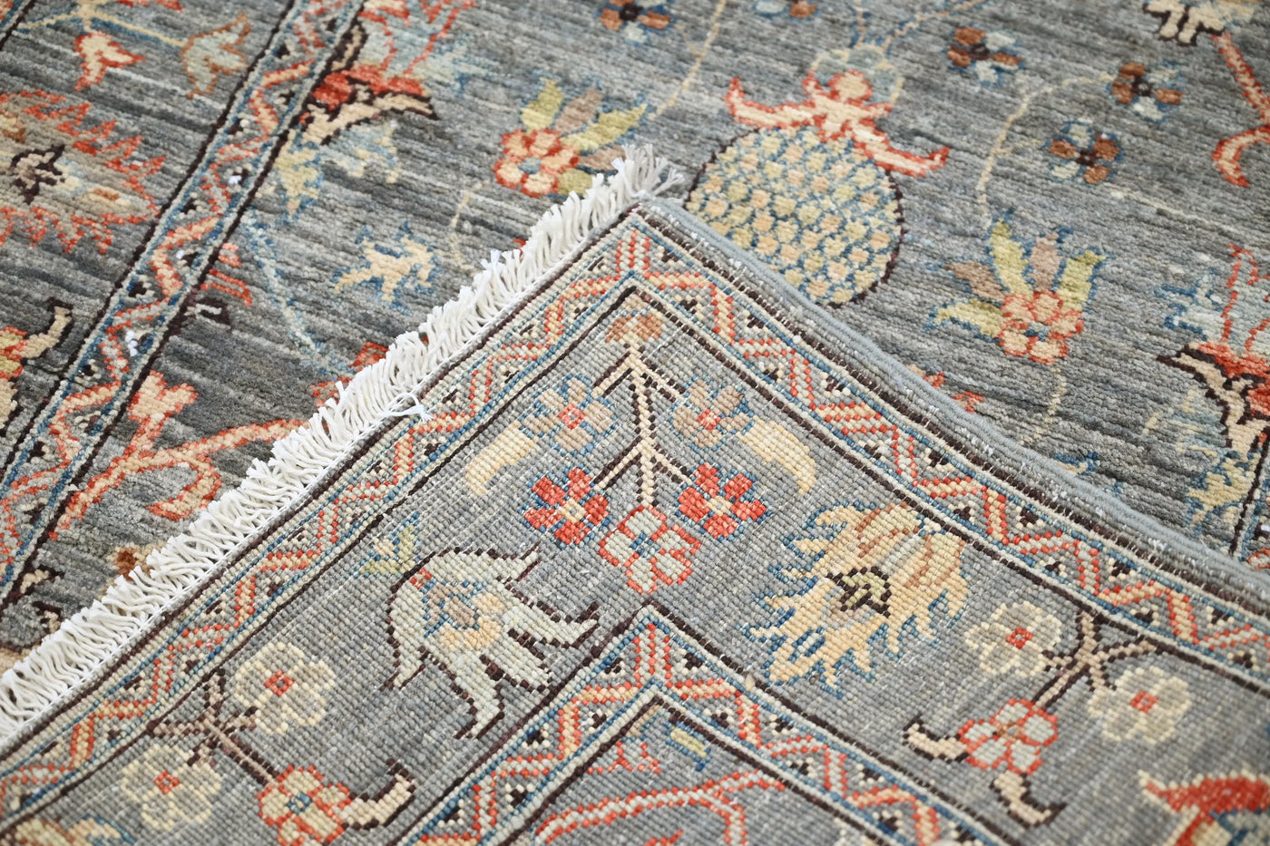 Chobi Afghan Runner – Slate Passage