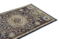 Chobi Afghan Rug – Sapphire Medallion