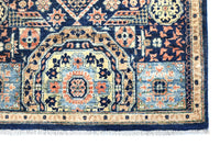 Chobi Afghan Rug – Sapphire Medallion