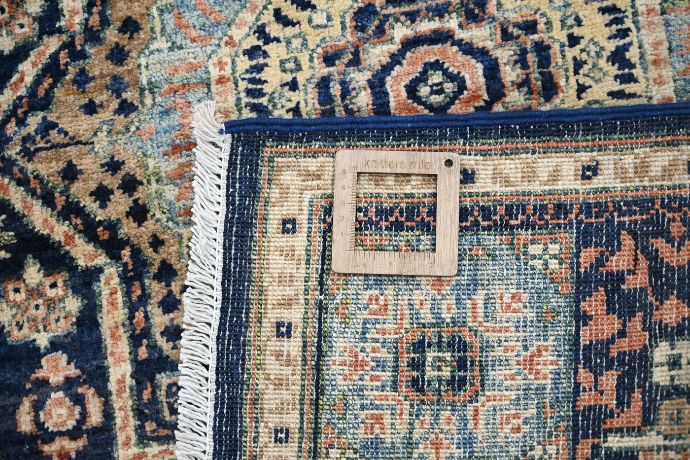 Chobi Afghan Rug – Sapphire Medallion