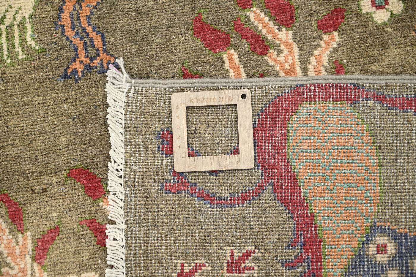 Chobi Afghan Rug – Pink Peacock