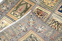 Chobi Afghan Rug – Slate Panel