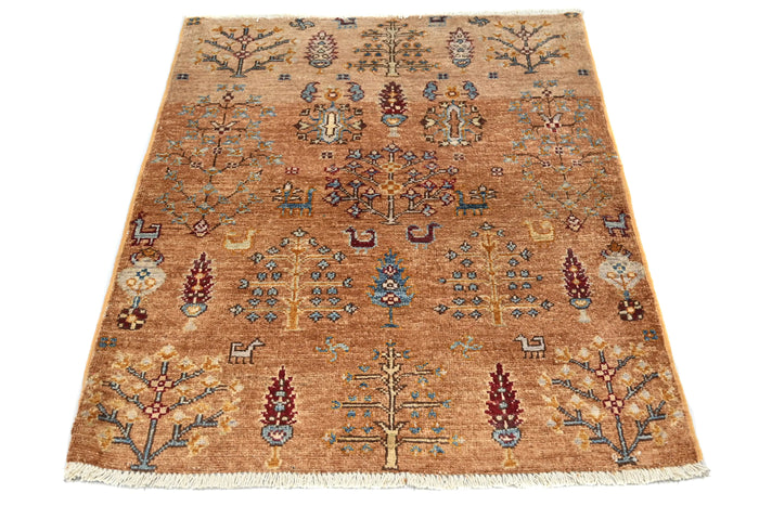 Chobi Afghan Rug – Amber Tree