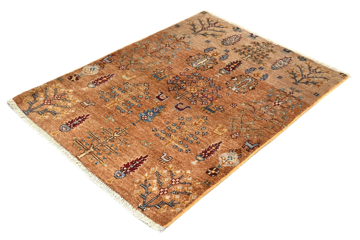 Chobi Afghan Rug – Amber Tree
