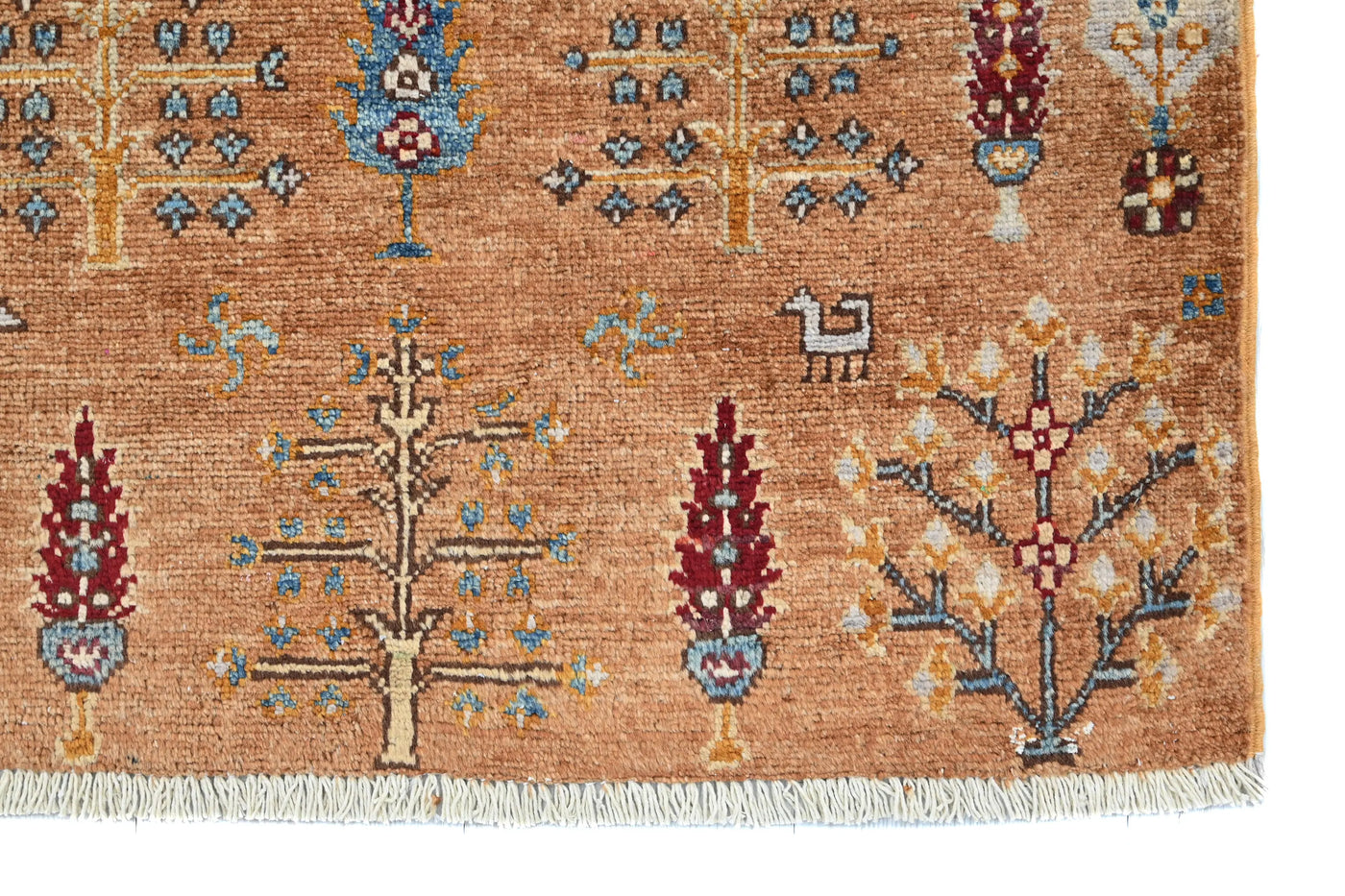 Chobi Afghan Rug – Amber Tree