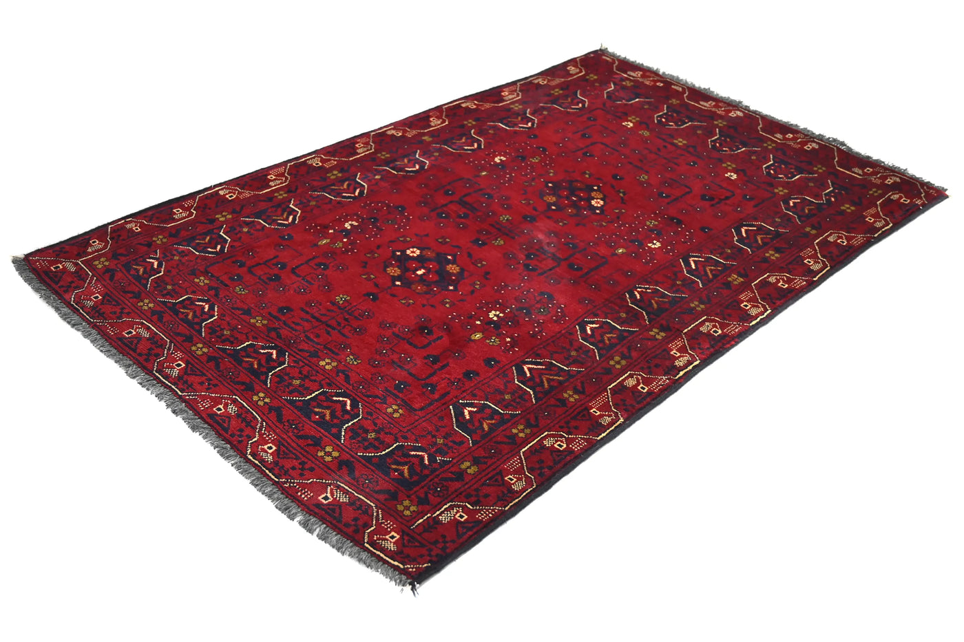 Khal Mohammadi Afghan Rug – Red Tulip