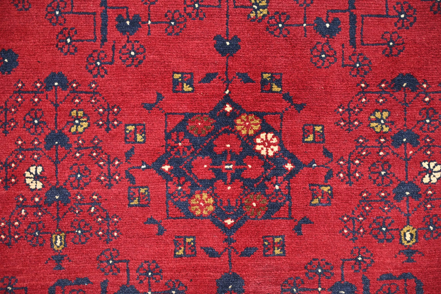 Khal Mohammadi Afghan Rug – Red Tulip