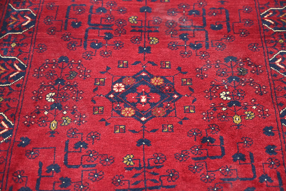 Khal Mohammadi Afghan Rug – Red Tulip