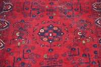 Khal Mohammadi Afghan Rug – Red Tulip