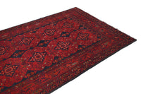 Khal Mohammadi Afghan Rug – Crimson Octagon