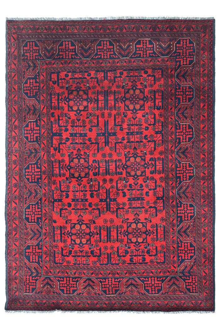 Khal Mohammadi Afghan Rug – Ruby Step
