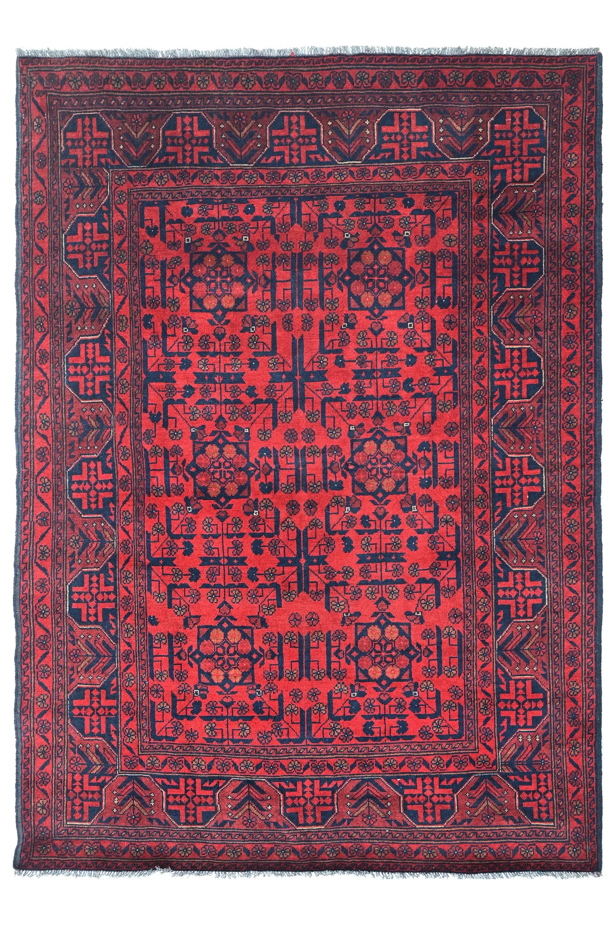 Khal Mohammadi Afghan Rug – Ruby Step