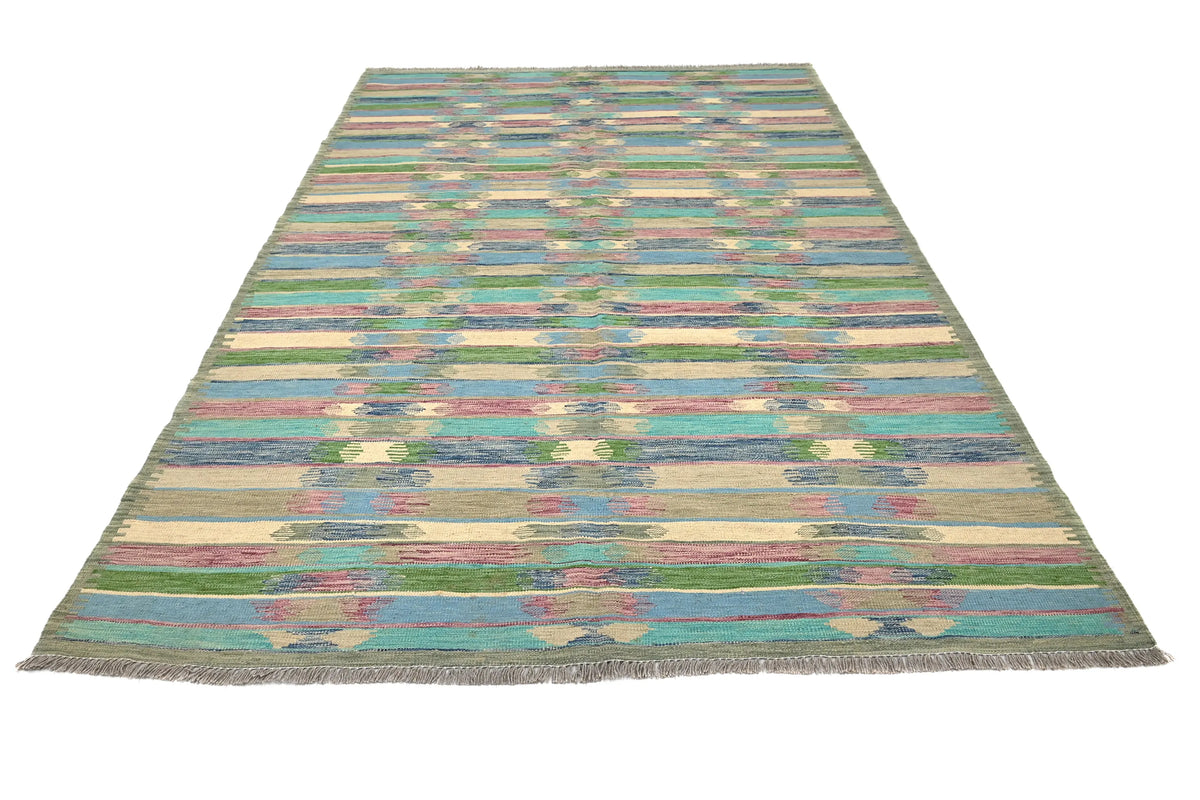 Kilim Afghan Rug – Desert Horizon