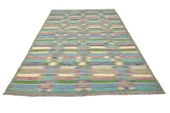 Kilim Afghan Rug – Desert Horizon