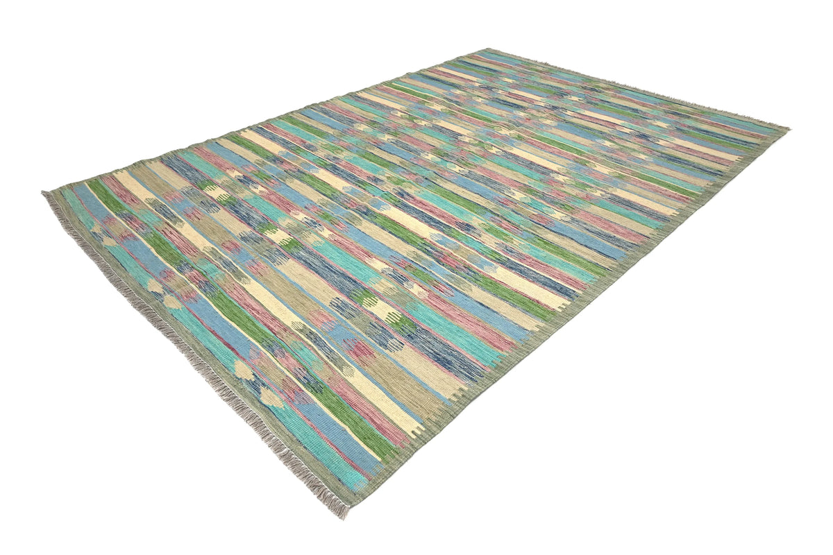 Kilim Afghan Rug – Desert Horizon