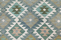 Maimana Kilim Afghan Rug – Pastel Diamond