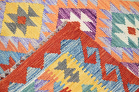 Maimana Kilim Afghan Rug – Amber Medallion