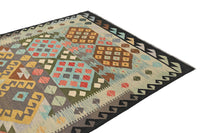 Maimana Kilim Afghan Rug – Earthy Horizon