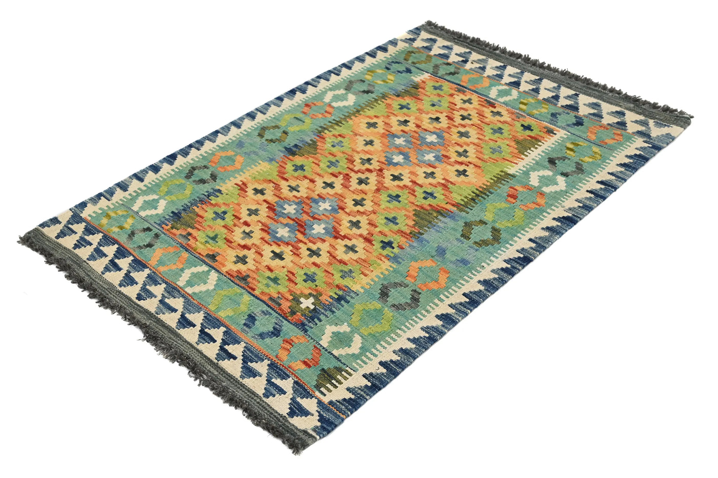 Maimana Kilim Afghan Rug – Jade Cross