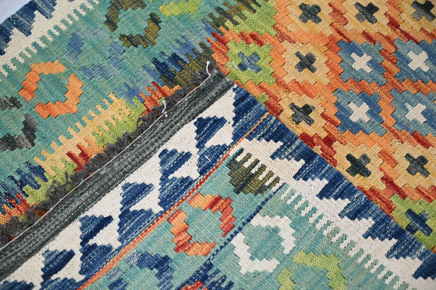 Maimana Kilim Afghan Rug – Jade Cross