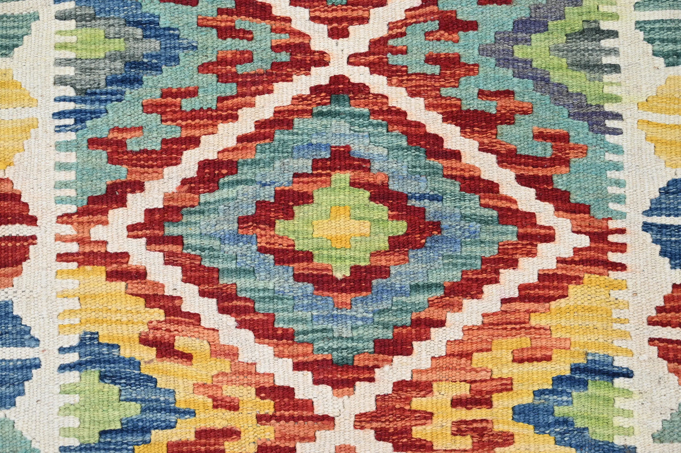 Maimana Kilim Afghan Rug – Amber Stack