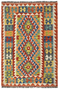 Maimana Kilim Afghan Rug – Tribal Prism