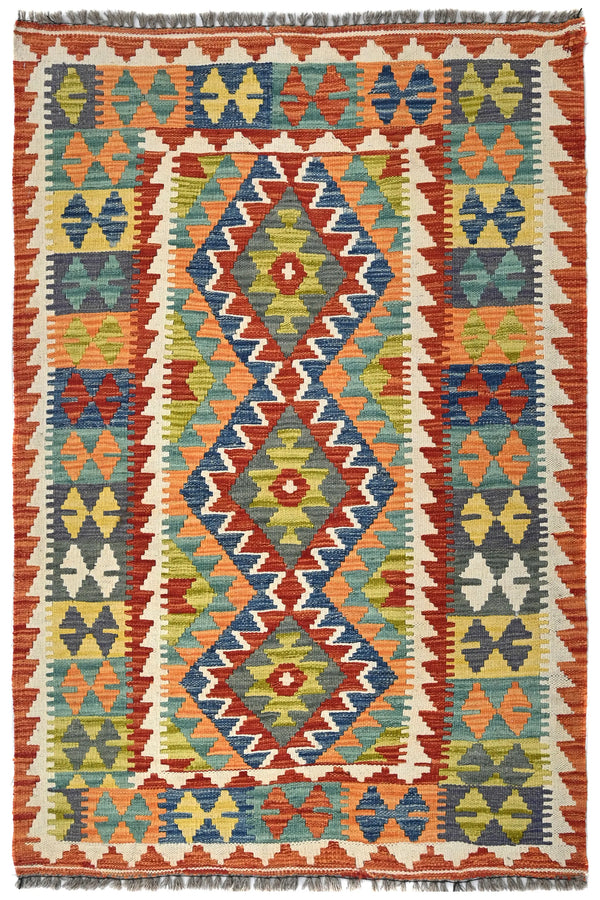 Maimana Kilim Afghan Rug – Tribal Prism