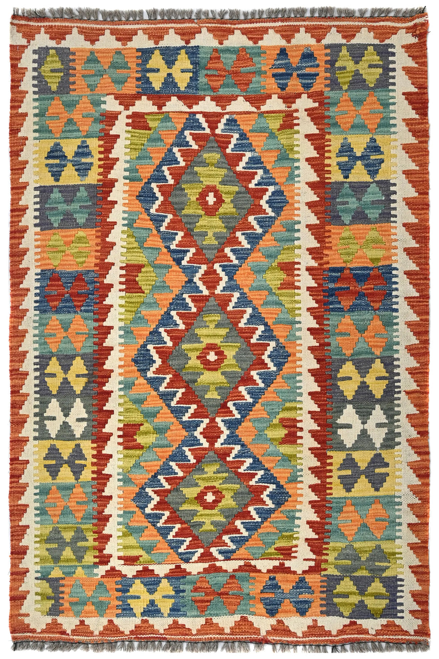 Maimana Kilim Afghan Rug – Tribal Prism