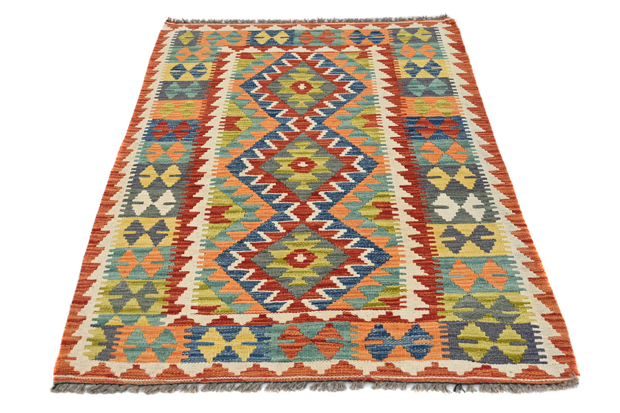 Maimana Kilim Afghan Rug – Tribal Prism