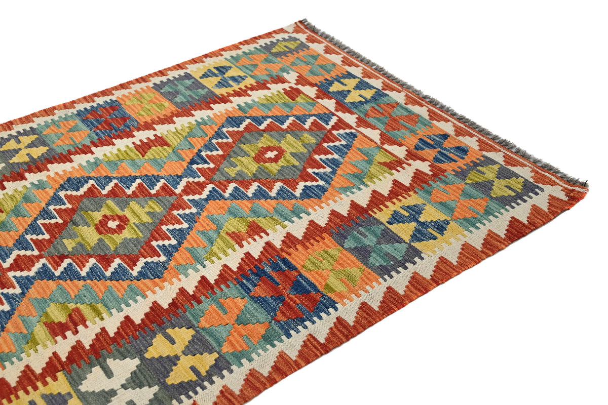 Maimana Kilim Afghan Rug – Tribal Prism