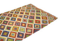 Maimana Kilim Afghan Rug – Desert Mosaic