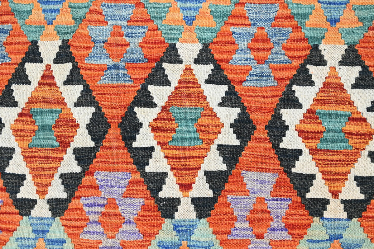 Maimana Kilim Afghan Rug – Terracotta Legacy