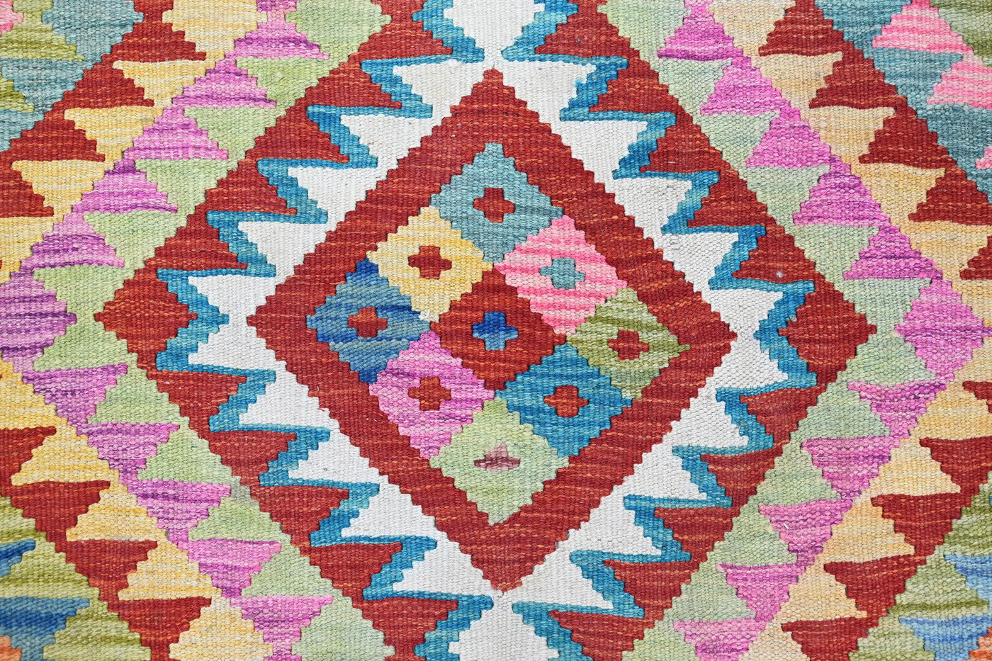 Maimana Kilim Afghan Rug – Canyon Mirage